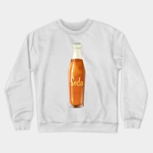 Old vintage soda bottle. Crewneck Sweatshirt